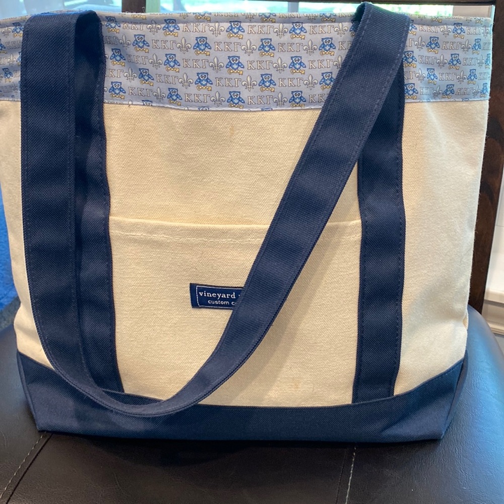 Vineyard Vines KKG Canvas Tote
